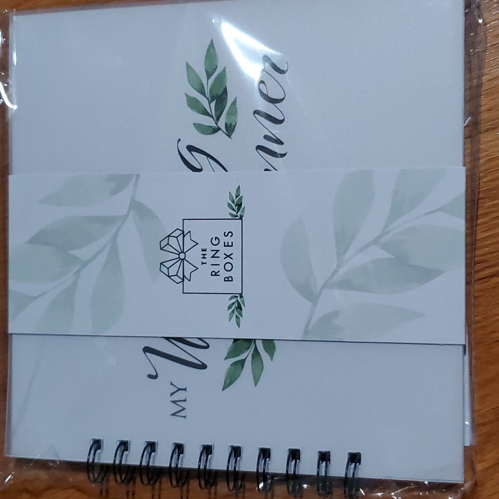 NWT Wedding planner book By The Ring Boxes
